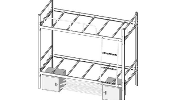 普通的上下鋪鐵床也有自己的設(shè)計(jì)理念